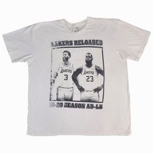 Los Angeles Lakers Reloaded Mens Shirt XXL 2020 Lebron Anthony Davis